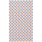 Retro Geometric Abstrakt Pat#7 Indigonummer 1067 Tischdecke (Vorderseite)