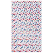 Retro Geometric Abstrakt Pat#9 Navy Red ID1067 Tischdecke (Vorderseite)