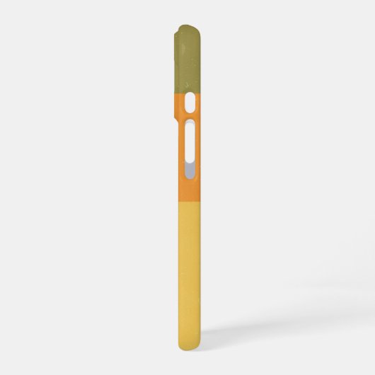 Retro Geometric Anchor iPhone 16 Hülle (Linke Seite)