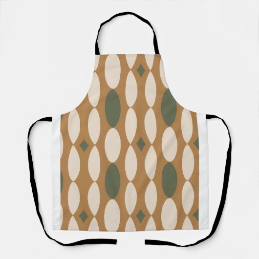 Retro Geometric Apron Schürze (Vorderseite)