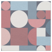 Retro Geometric Art Americana Stoff (Nahaufnahme)