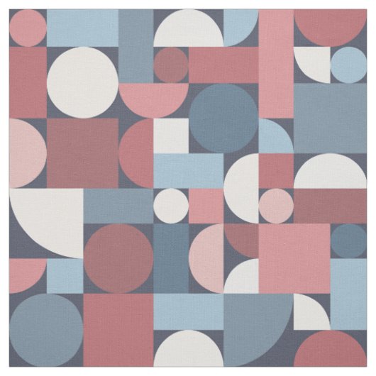 Retro Geometric Art Americana Stoff (Muster)