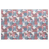 Retro Geometric Art Americana Stoff (Fat Quarter (45,7 x 55,9 cm))