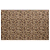Retro Geometric Art Coffee Brown Stoff (Yard (91,4 cm))
