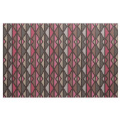 Retro Geometric Art Triangle Black Red Brown Stoff (Yard (91,4 cm))