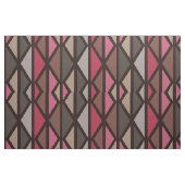 Retro Geometric Art Triangle Black Red Brown Stoff (Fat Quarter (45,7 x 55,9 cm))