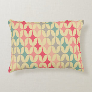 Retro Geometric: Diagonal Vintag Pattern. Dekokissen