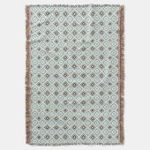 Retro Geometric Diamond Pattern Decke (Vorderseite Vertikal)