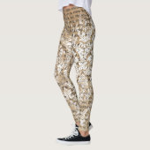 Retro Geometric Ephemera Patterns Women's Leggings (Links)
