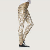 Retro Geometric Ephemera Patterns Women's Leggings (Rechts)
