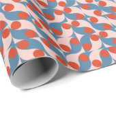 Retro Geometric: Modernes Vintages Mosaik. Geschenkpapier (Rolleneckpunkt)