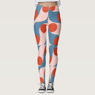 Retro Geometric: Modernes Vintages Mosaik. Leggings