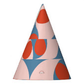 Retro Geometric: Modernes Vintages Mosaik. Partyhütchen (Links)