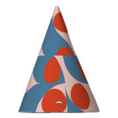 Retro Geometric: Modernes Vintages Mosaik. Partyhütchen (Rechts)