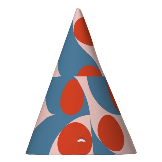 Retro Geometric: Modernes Vintages Mosaik. Partyhütchen (Rechts)