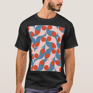 Retro Geometric: Modernes Vintages Mosaik. T-Shirt