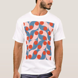 Retro Geometric: Modernes Vintages Mosaik. T-Shirt