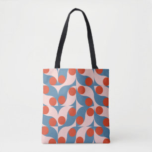 Retro Geometric: Modernes Vintages Mosaik. Tasche