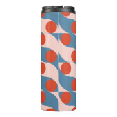 Retro Geometric: Modernes Vintages Mosaik. Thermosbecher (Rückseite)
