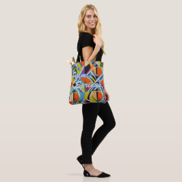 Retro Geometric Palm Springs Tasche