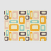 Retro geometric pattern in light beige background seidenpapier (Vorderseite)
