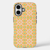 Retro geometric pattern with hexagons and stars Case-Mate iPhone hülle (Rückseite)