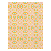 Retro geometric pattern with hexagons and stars tischdecke (Vorderseite)