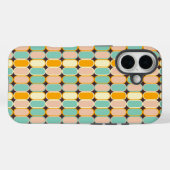 Retro geometric pattern with vertical ovals Case-Mate iPhone hülle (Rückseite (Horizontal))