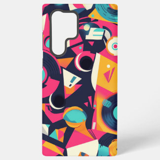 Retro Geometric Phone Case Samsung Galaxy Hülle