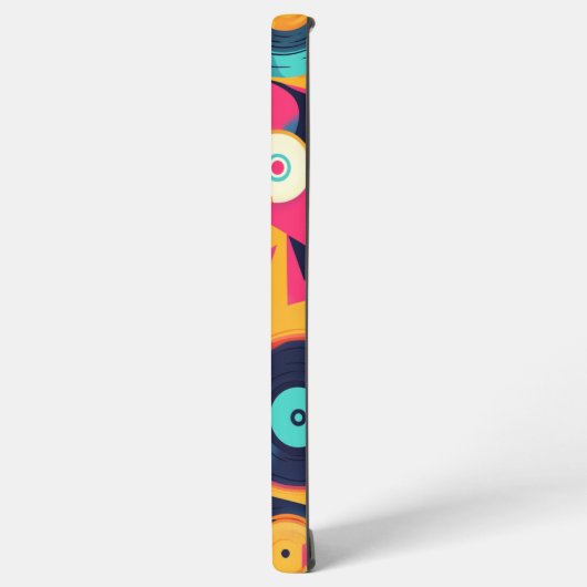 Retro Geometric Phone Case Samsung Galaxy Hülle (Linke Seite)