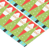Retro Geometric Santa Table Runner Kurzer Tischläufer (Ecke)