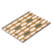 Retro Geometric Spiral Notebook Notizblock (Linke Seite)