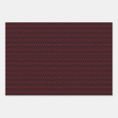 Retro Geometrisch Braun Geschenkpapier Set (Vorderseite)