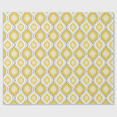 Retro Geometrisch Geschenkpapier (Flach)