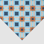 Retro-Geometrisch in Erdtönen Seidenpapier (Detail)