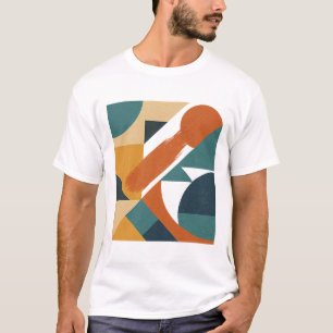 Retro-geometrische abstrakte Formen – Vintage-Ästh T-Shirt