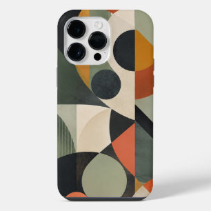 Retro-geometrische abstrakte iPhone 16 Hülle iPhone 14 Pro Max Hülle