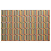 Retro-geometrische bunte Linien Stoff (Yard (91,4 cm))