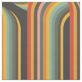 Retro-geometrische bunte Linien Stoff (Nahaufnahme)