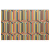 Retro-geometrische bunte Linien Stoff (Fat Quarter (45,7 x 55,9 cm))