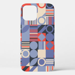 Retro-geometrische Cover-Set. Bauhaus-Retro-Design Case-Mate iPhone Hülle