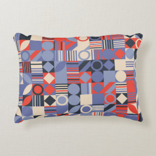 Retro-geometrische Cover-Set. Bauhaus-Retro-Design Dekokissen