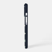 Retro-geometrische Fische iPhone 16 Hülle (Linke Seite)