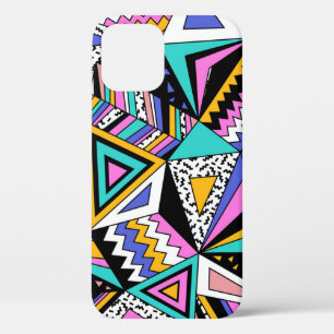 Retro-geometrische Formen: Farbige Vintage. Case-Mate iPhone Hülle
