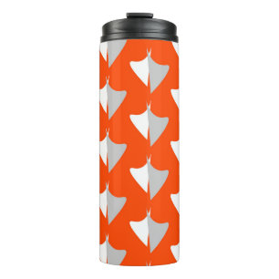 Retro geometrische Formen mit nahtloser Musterkabs Thermosbecher