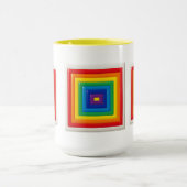 Retro-geometrische Pop-Art Tasse (Zentrum)