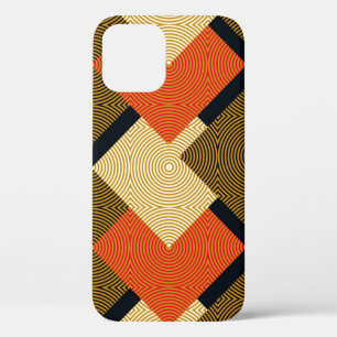 Retro geometrische Quadrate: Vintage-Muster. Case-Mate iPhone Hülle