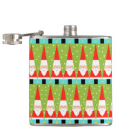 Retro geometrische Sankt-Flasche