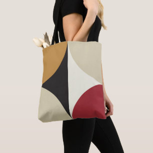 Retro-geometrische Sternenexplosion im Stil der Mi Tasche