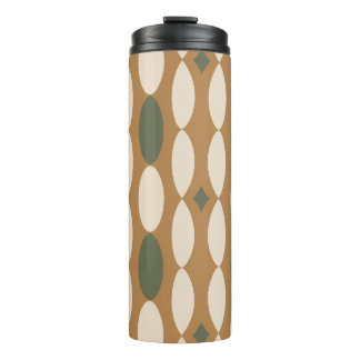Retro-geometrischer Thermobecher Thermosbecher